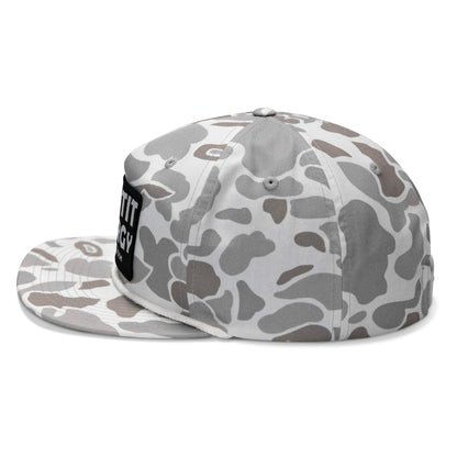 Big Tit Energy Patch Flatbill Snapback Hat