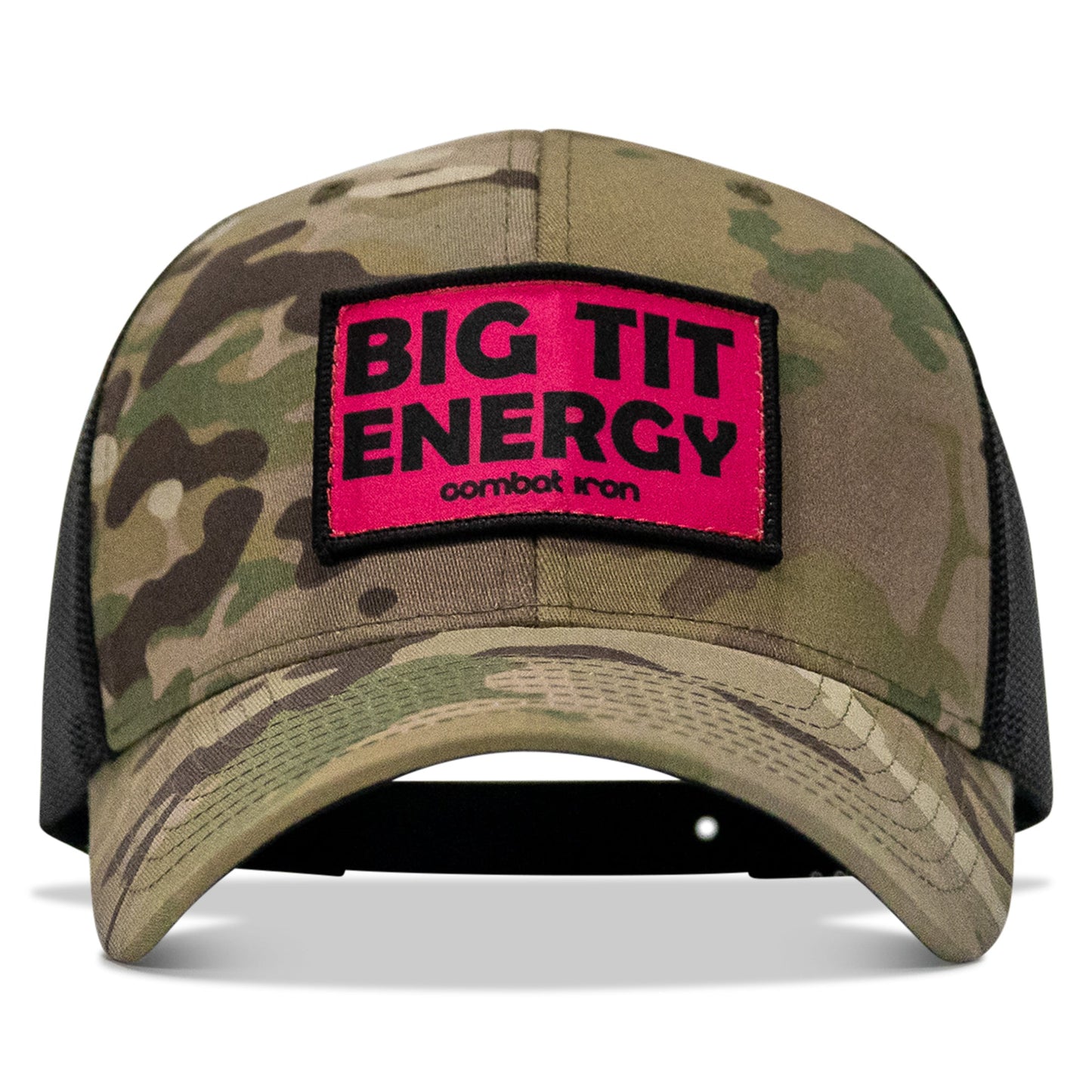 Big Tit Energy Pink Patch Snapback Hat