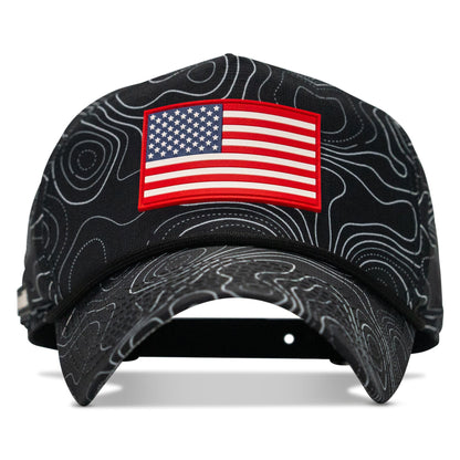 USA PVC Flag Waterproof Weekender Snapback