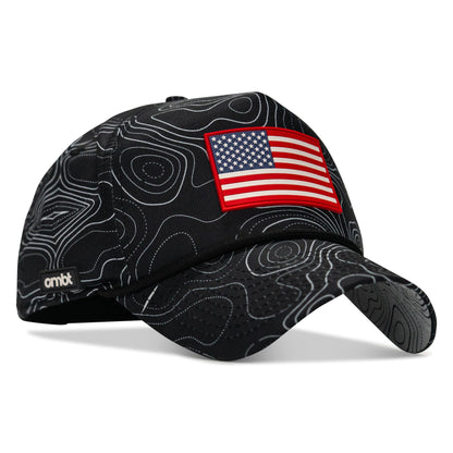 USA PVC Flag Waterproof Weekender Snapback