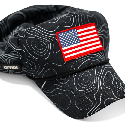 USA PVC Flag Waterproof Weekender Snapback