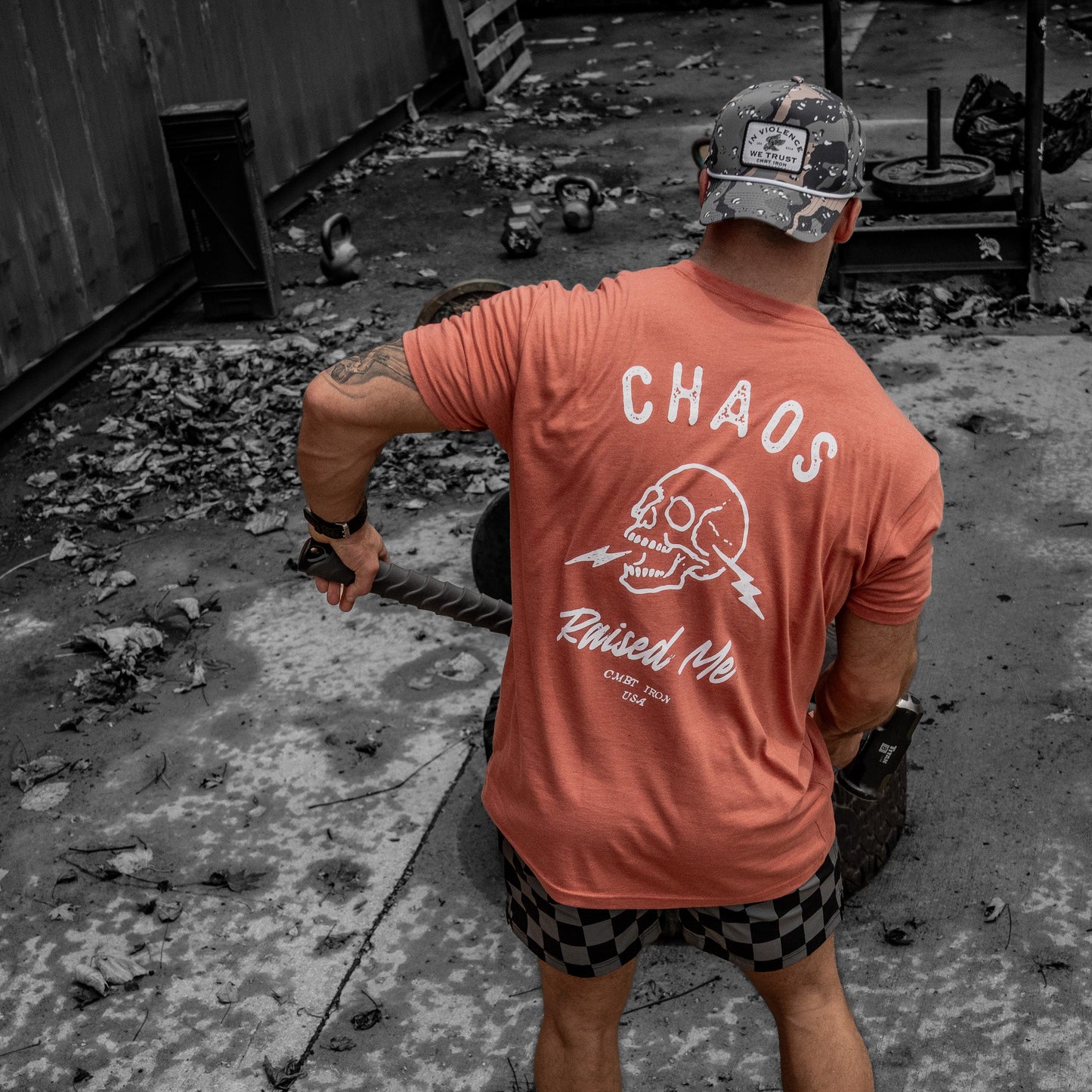 Chaos Raised Me Men's T-Shirt