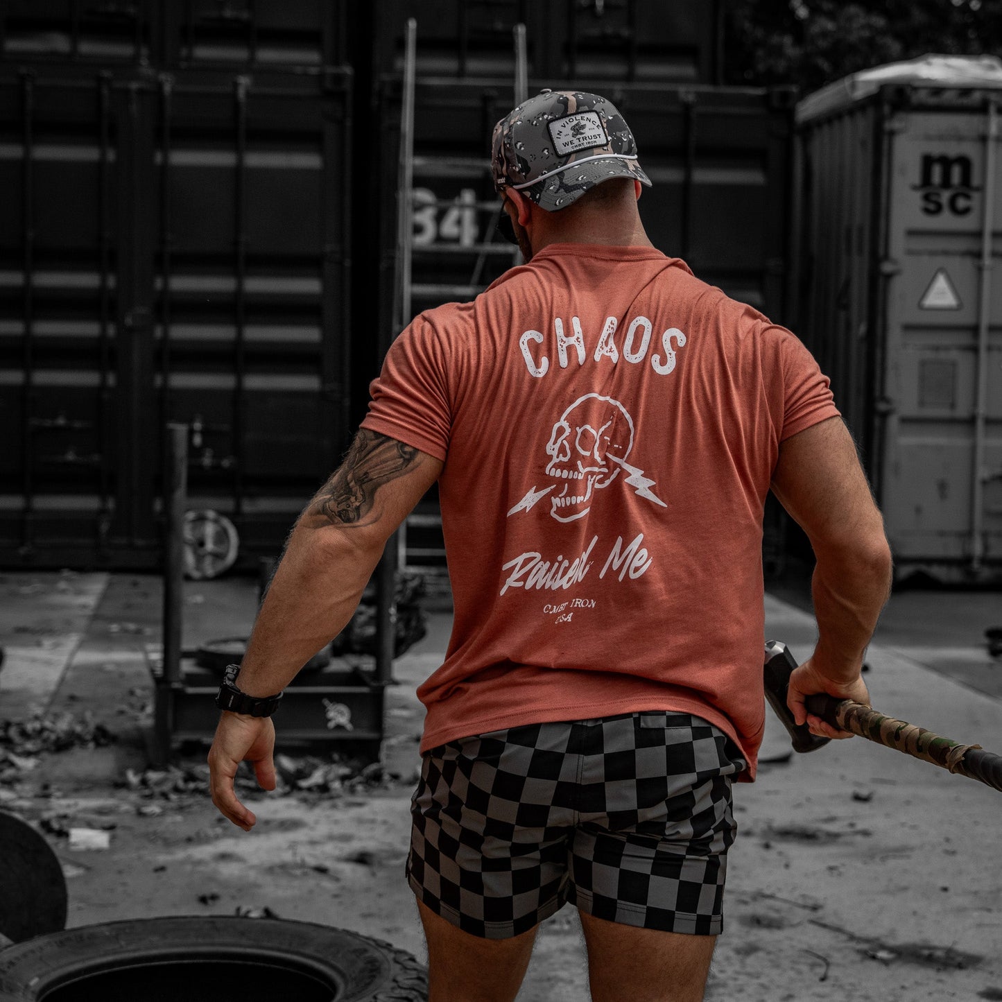Chaos Raised Me Men's T-Shirt