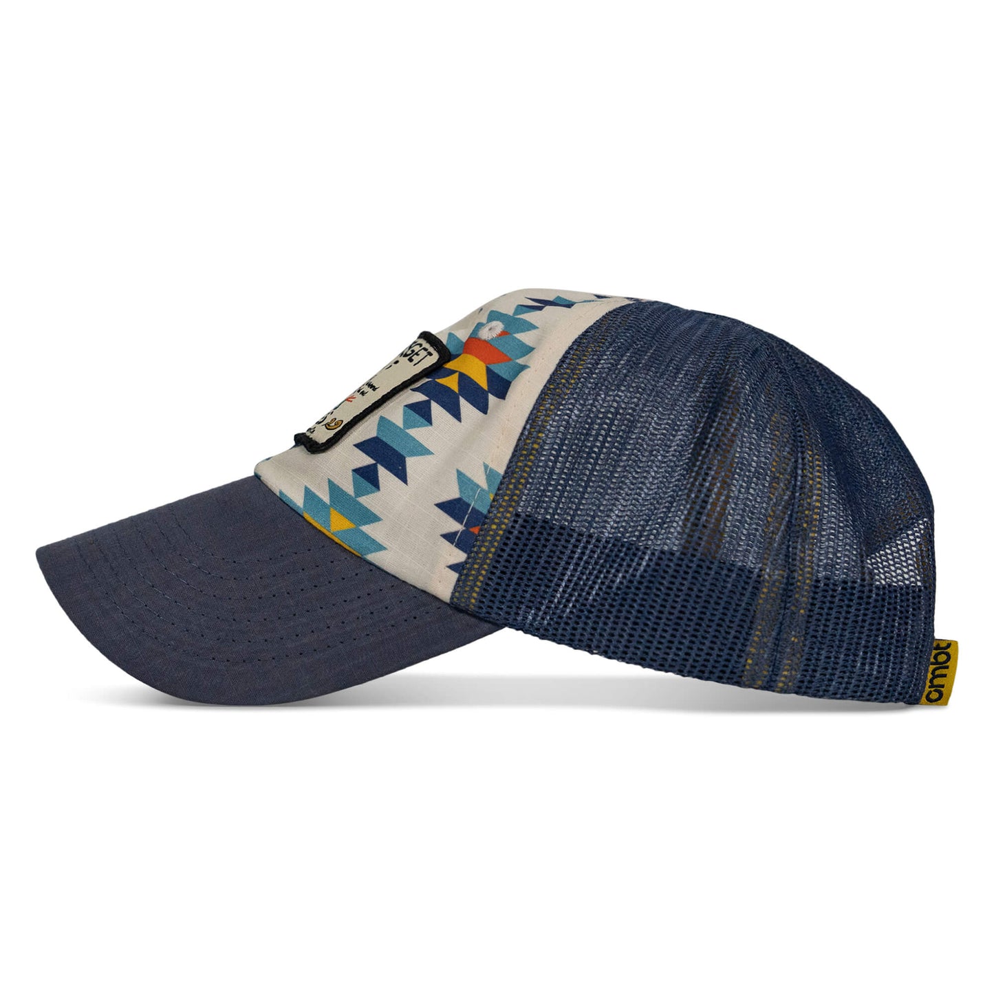 Cheaters Get Heaters Cowboy Patch Ripstop Mesh Snapback Hat