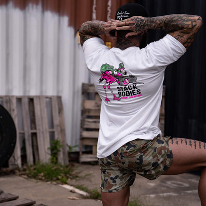 Flamingo Operator Stack Bodies Men's T-Shirt