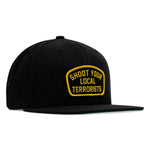 Load image into Gallery viewer, Shoot Your Local Terrorists Flat Bill SnapBack Hat
