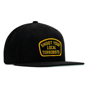 Shoot Your Local Terrorists Flat Bill SnapBack Hat