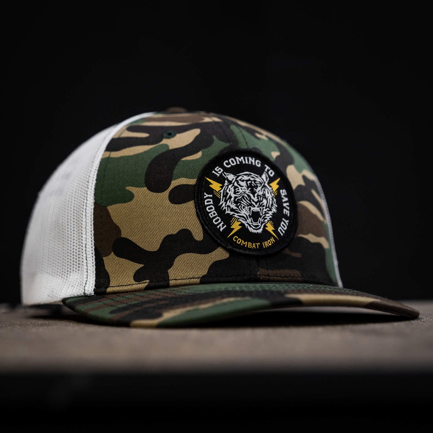 Nobody Is Coming To Save You Patch Snapback Hat