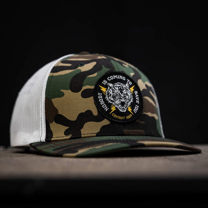 Nobody Is Coming To Save You Patch Snapback Hat