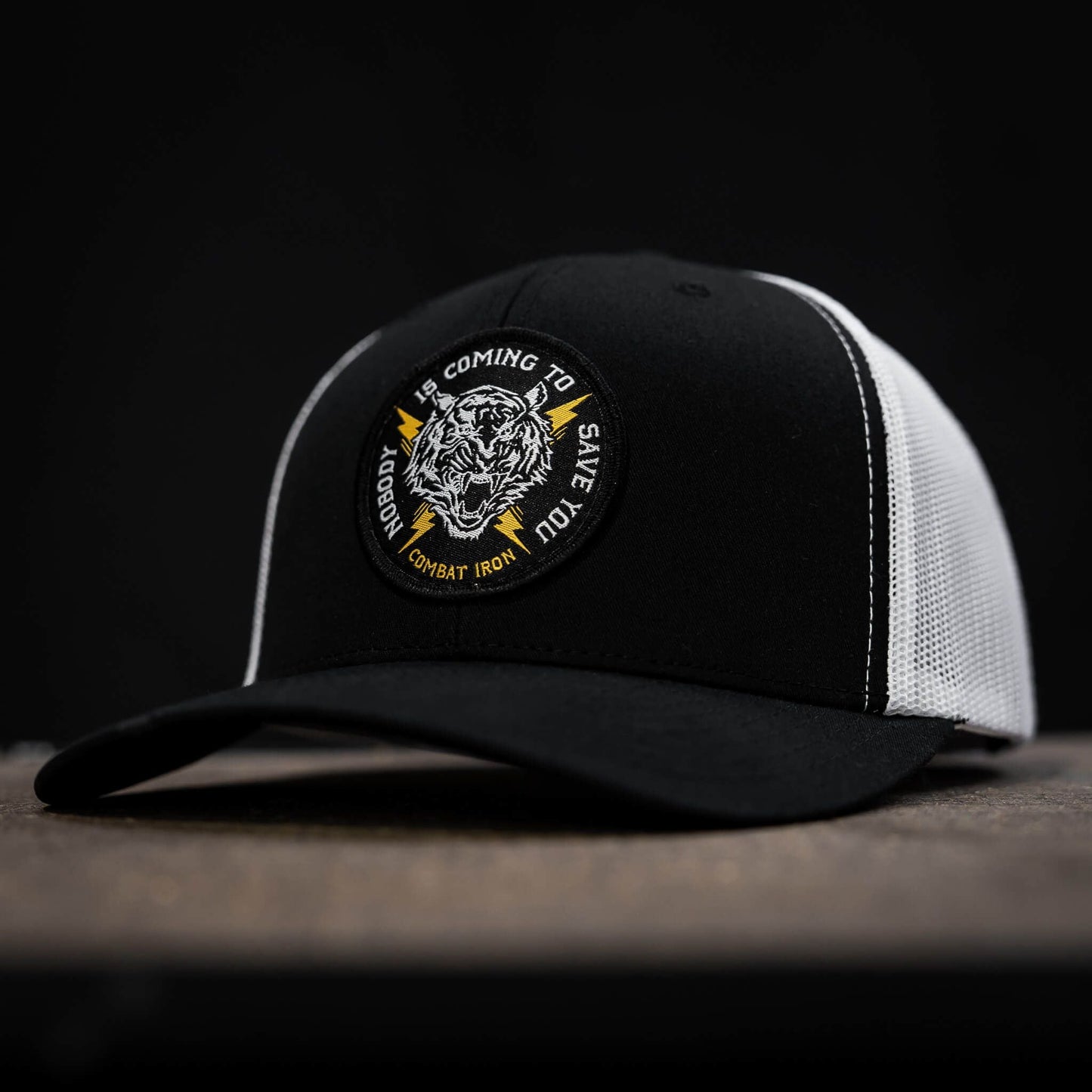 Nobody Is Coming To Save You Patch Snapback Hat