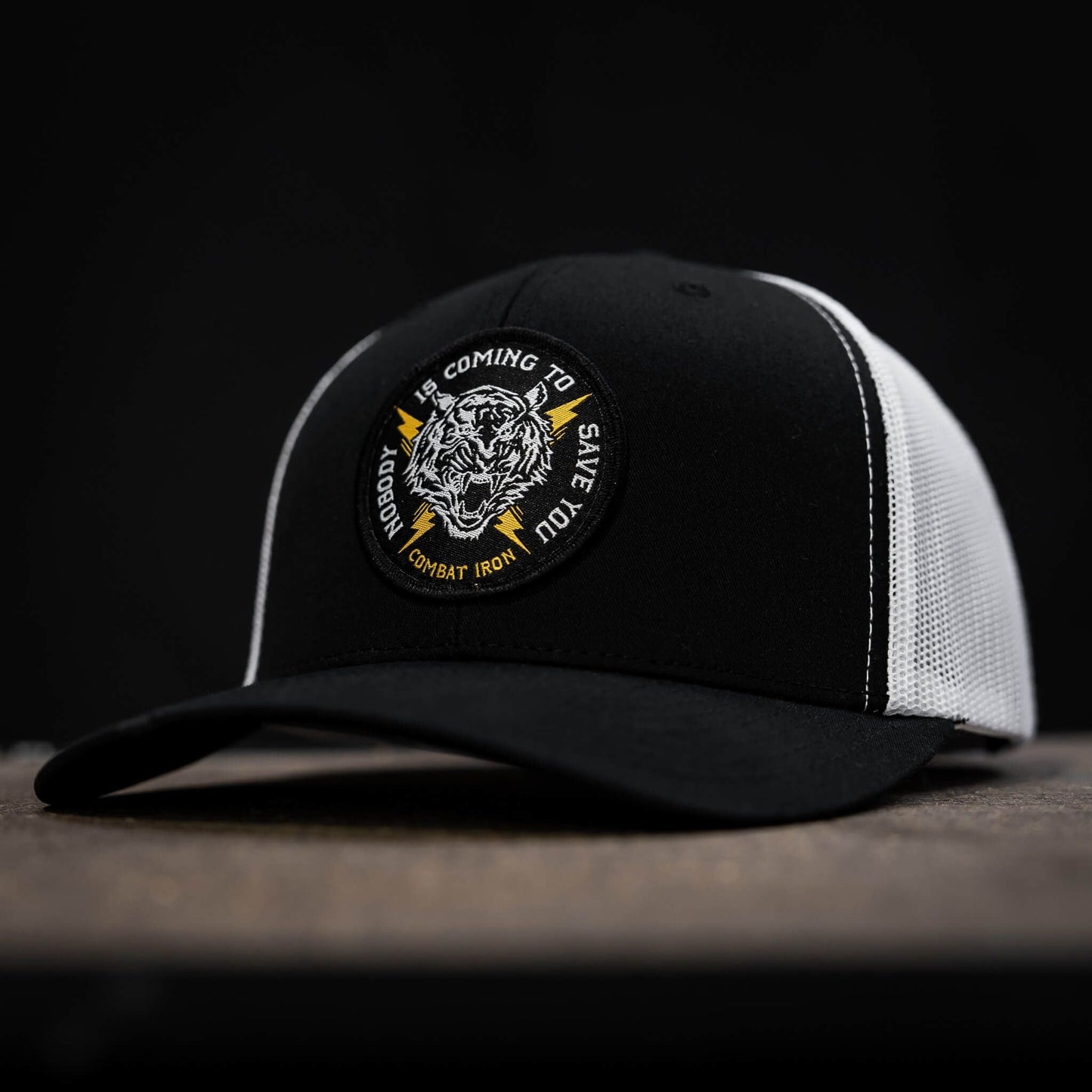Nobody Is Coming To Save You Patch Snapback Hat