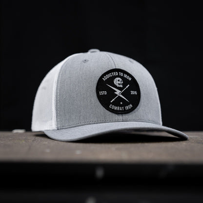 Addicted To Iron Patch Snapback Hat