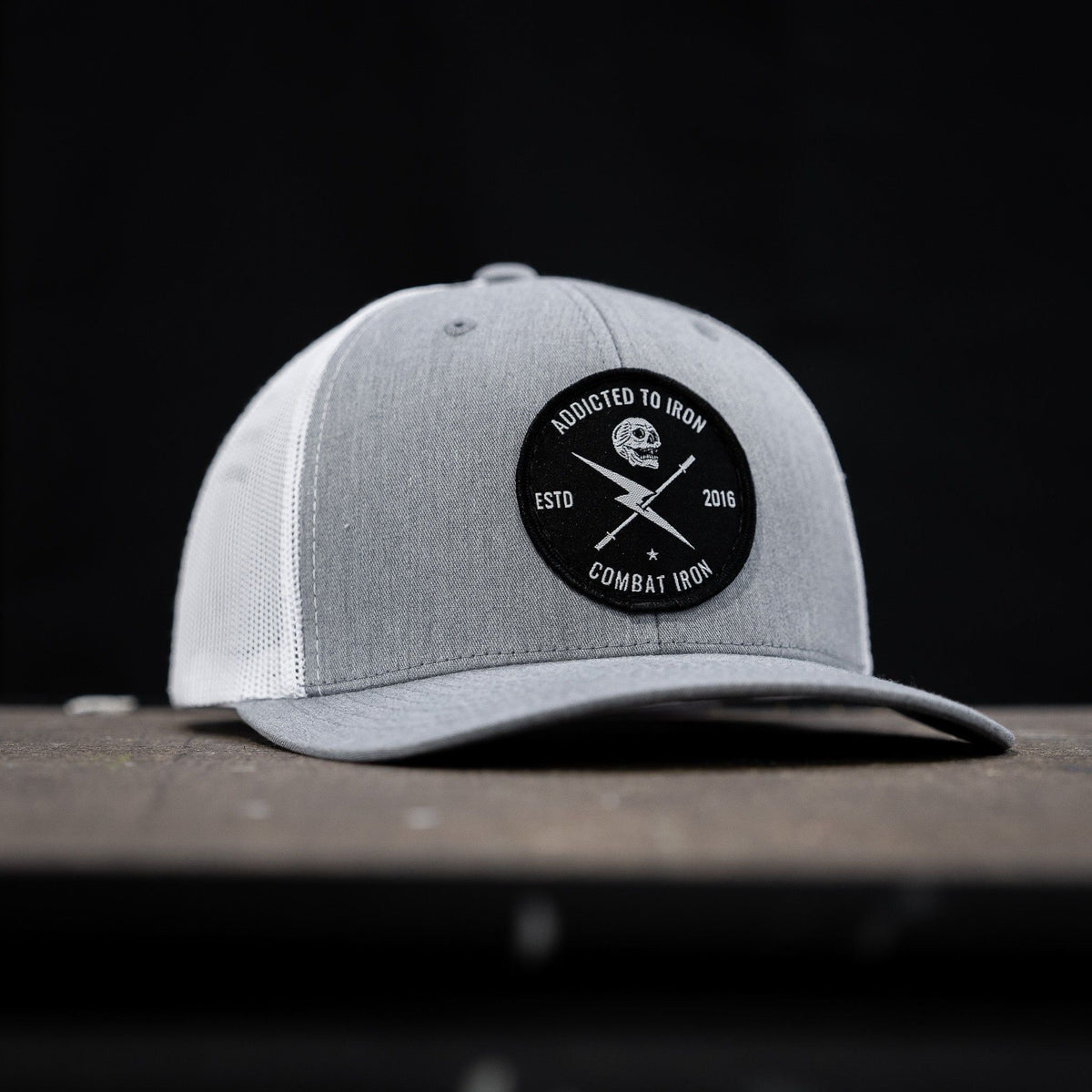 Addicted To Iron Patch Snapback Hat