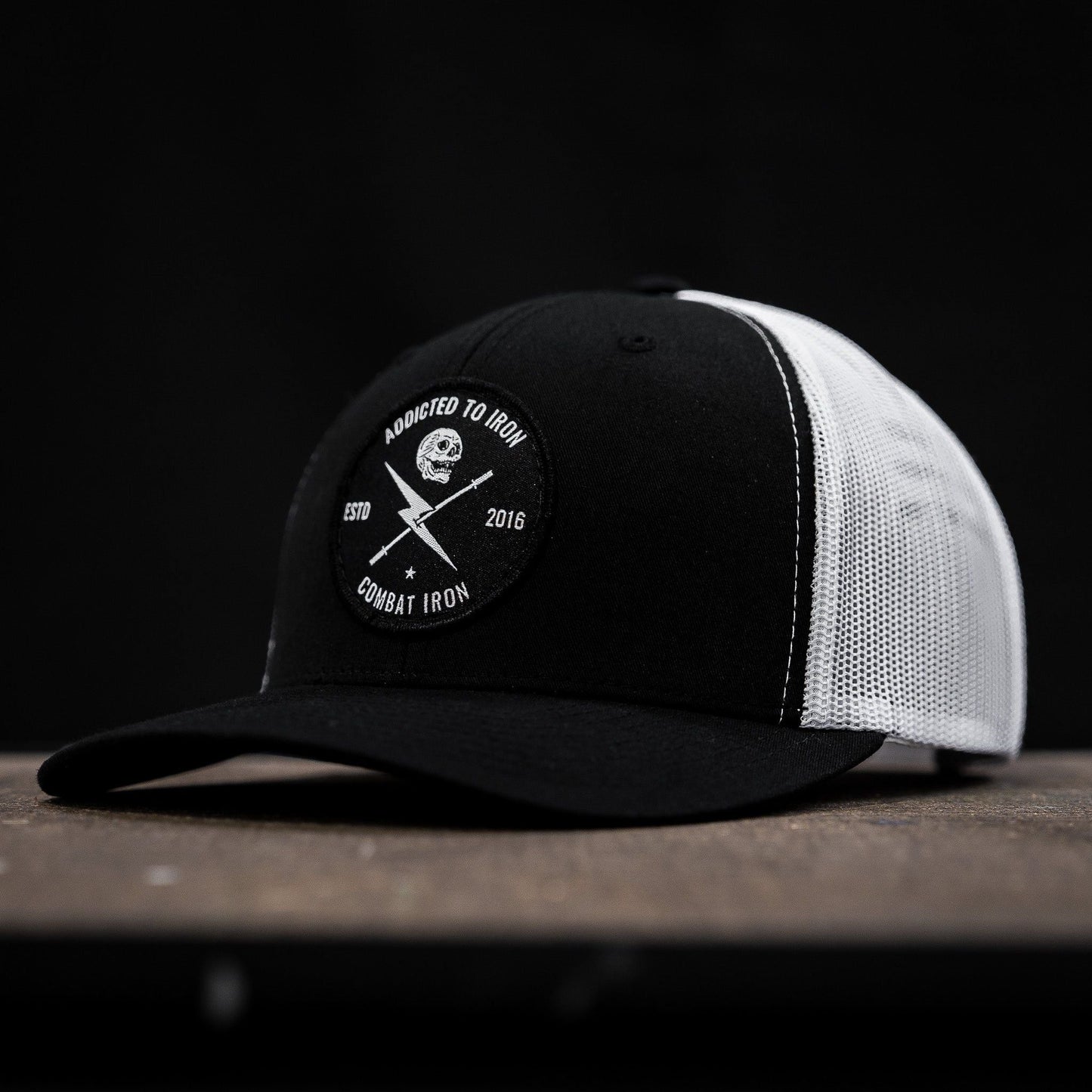 Addicted To Iron Patch Snapback Hat