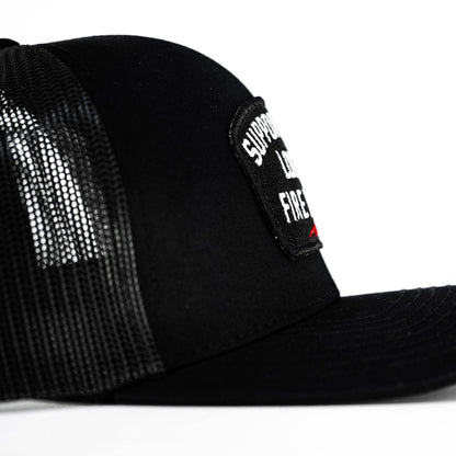 Support Your Local Fire Dept. Patch Snapback Hat