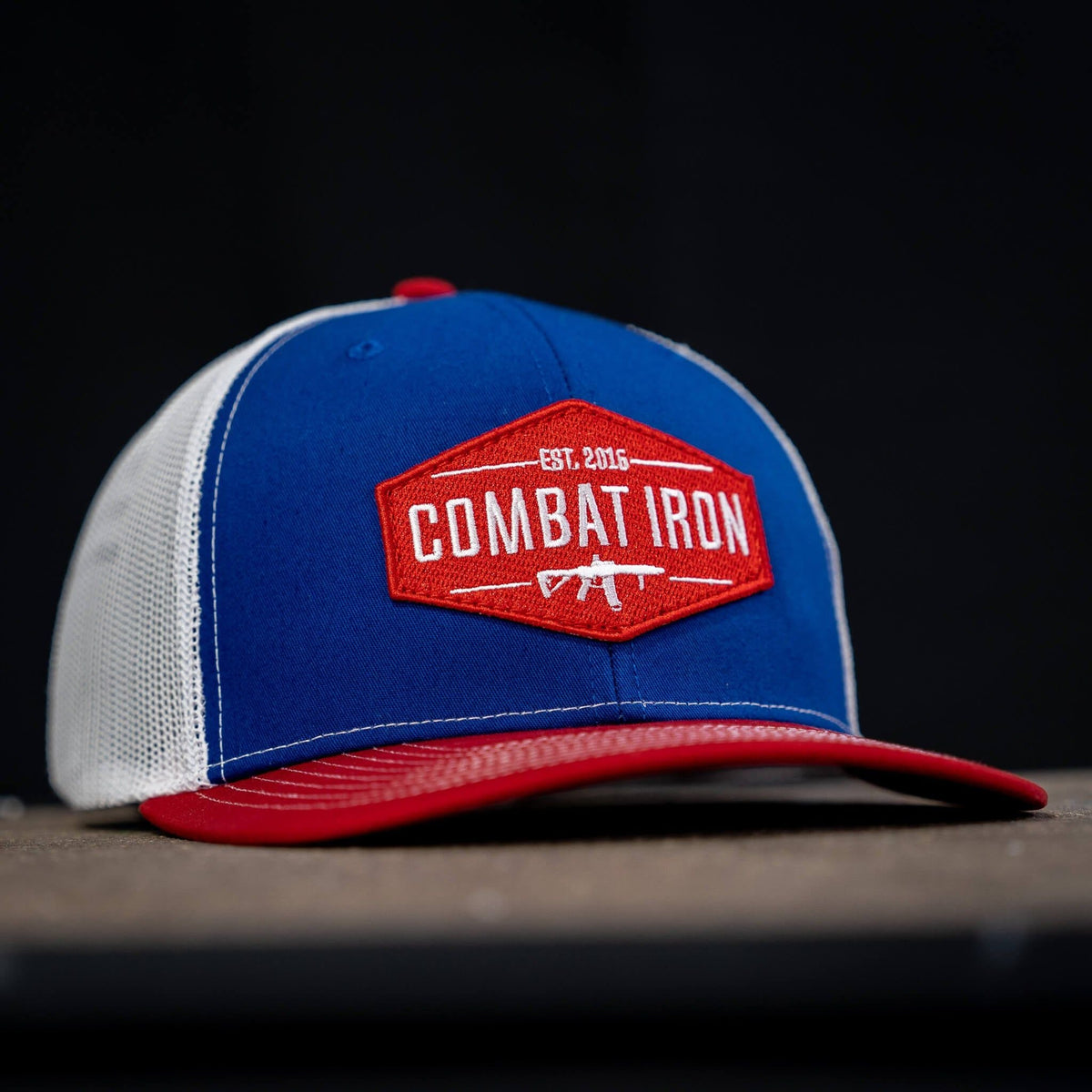 Original AR Red Patch Mid-Profile Mesh Snapback Hat