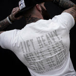 Load image into Gallery viewer, Original Motto: Lift Heavy. Move Fast. Stay Deadly. Men&#39;s T-Shirt
