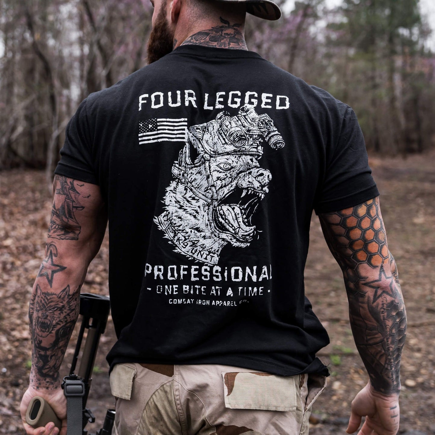 Four Legged Professional K9 Dog Training Men's T-Shirt