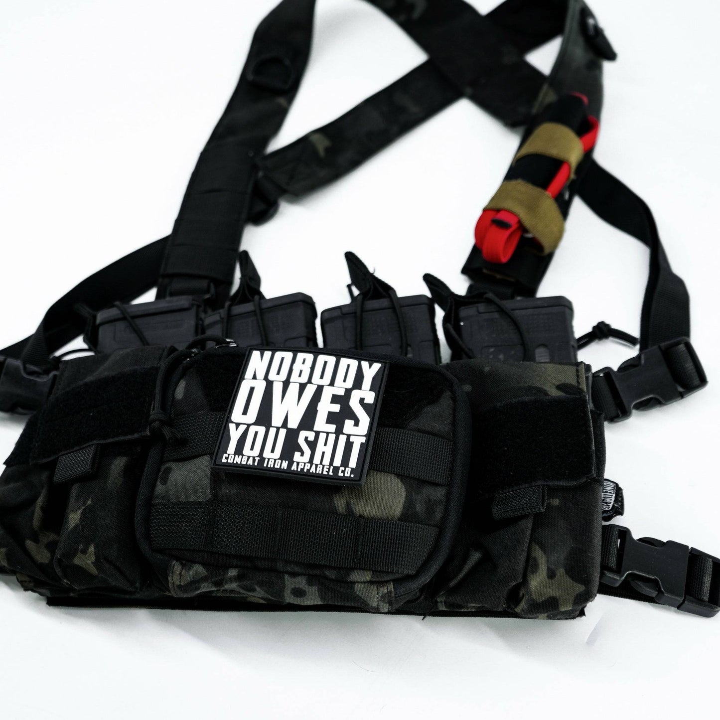 Nobody Owes You Shit PVC Velcro Patch