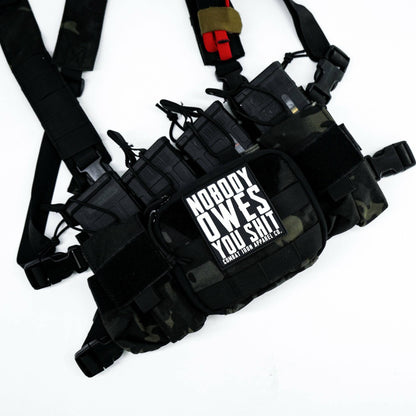 Nobody Owes You Shit PVC Velcro Patch
