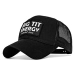 Load image into Gallery viewer, Big Tit Energy Patch Mesh Snapback Hat
