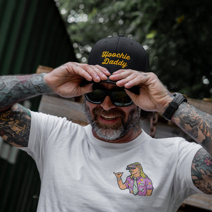 Hoochie Daddy Script Snapback Hat
