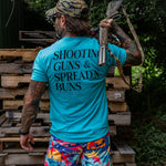 Load image into Gallery viewer, Shooting Guns &amp; Spread&#39;n Buns Men&#39;s T-Shirt
