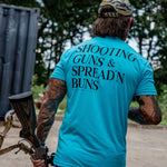 Load image into Gallery viewer, Shooting Guns &amp; Spread&#39;n Buns Men&#39;s T-Shirt
