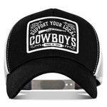 Load image into Gallery viewer, Support Your Local Cowboys Patch Snapback Hat
