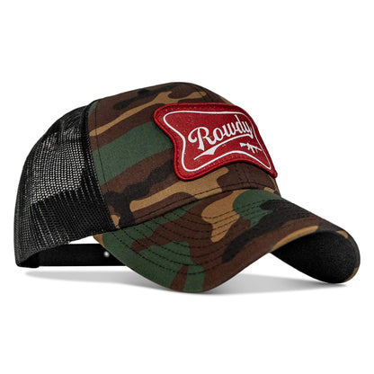 Rowdy Beer Logo Patch Snapback Hat