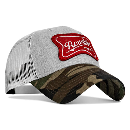 Rowdy Beer Logo Patch Snapback Hat