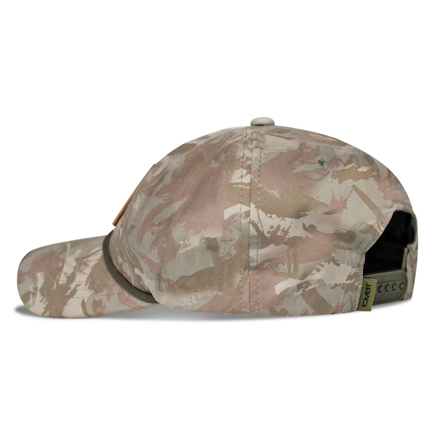 US Flag Leather Patch Crushable Snapback Hat