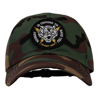 NOBODY IS COMING TO SAVE YOU Patch Dad Hat