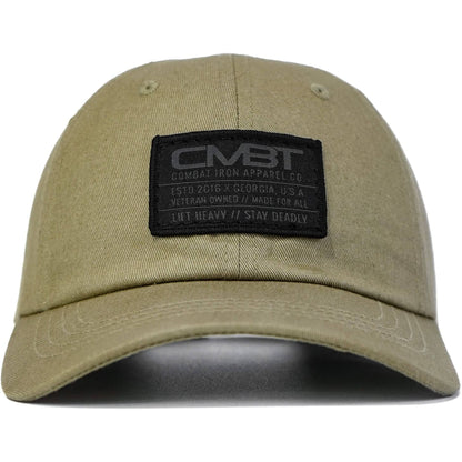CMBT Subdued Tactical Woven Patch Dad Hat