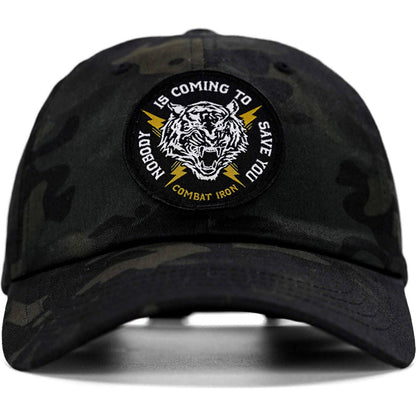NOBODY IS COMING TO SAVE YOU Patch Dad Hat