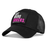Load image into Gallery viewer, Eat More Snacks Patch Snapback Hat
