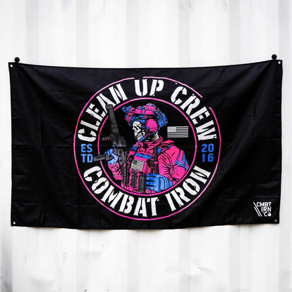 Clean Up Crew Miami Edition 3' X 5' Wall Flag