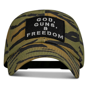 Ripstop God, Guns and Freedom Lifestyle Patch Low Profile Hat