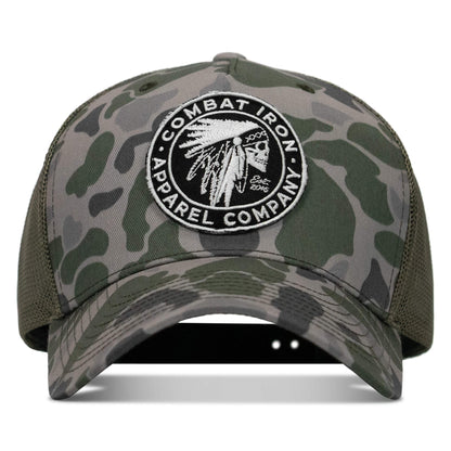 Indian Chief Skull Patch Snapback
