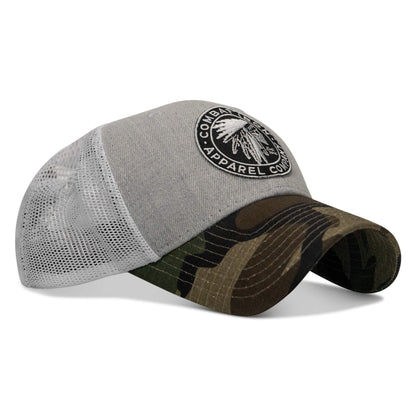 Indian Chief Skull Patch Snapback