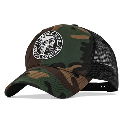 Indian Chief Skull Patch Snapback