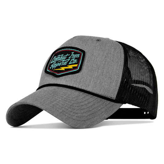 Retro Branded Combat Iron Patch Rope Snapback