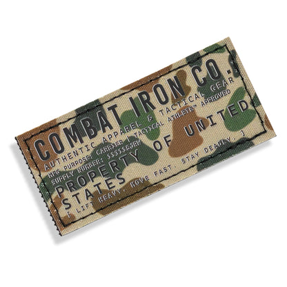 Combat Iron Co. Authentic Brand Velcro Patch
