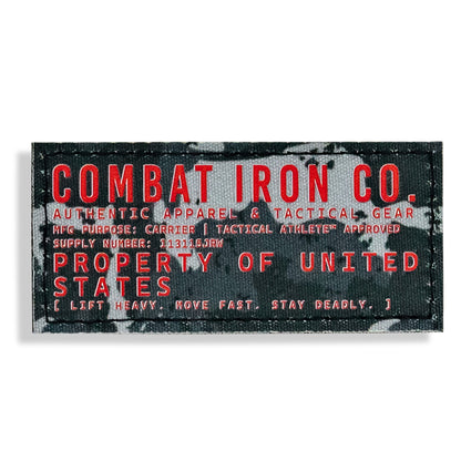 Combat Iron Co. Authentic Brand Velcro Patch