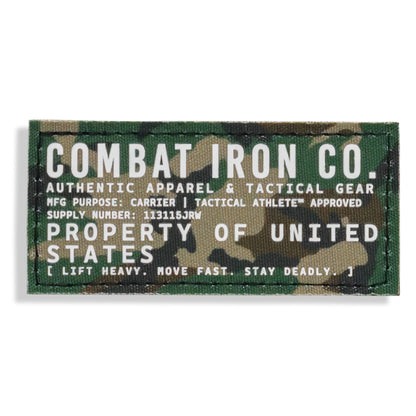 Combat Iron Co. Authentic Brand Velcro Patch