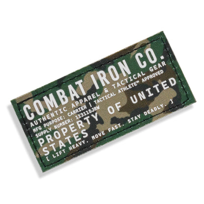 Combat Iron Co. Authentic Brand Velcro Patch