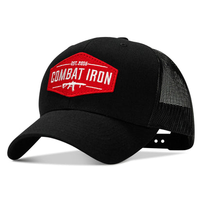 Original AR Red Patch Mid-Profile Mesh Snapback Hat