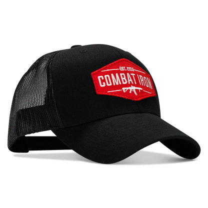 Original AR Red Patch Mid-Profile Mesh Snapback Hat