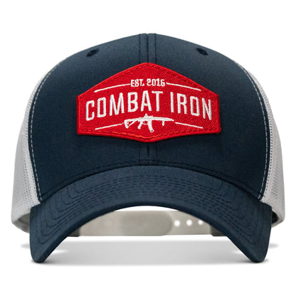 Original AR Red Patch Mid-Profile Mesh Snapback Hat