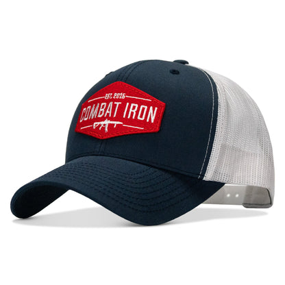 Original AR Red Patch Mid-Profile Mesh Snapback Hat